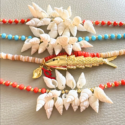 Collares de caracoles
