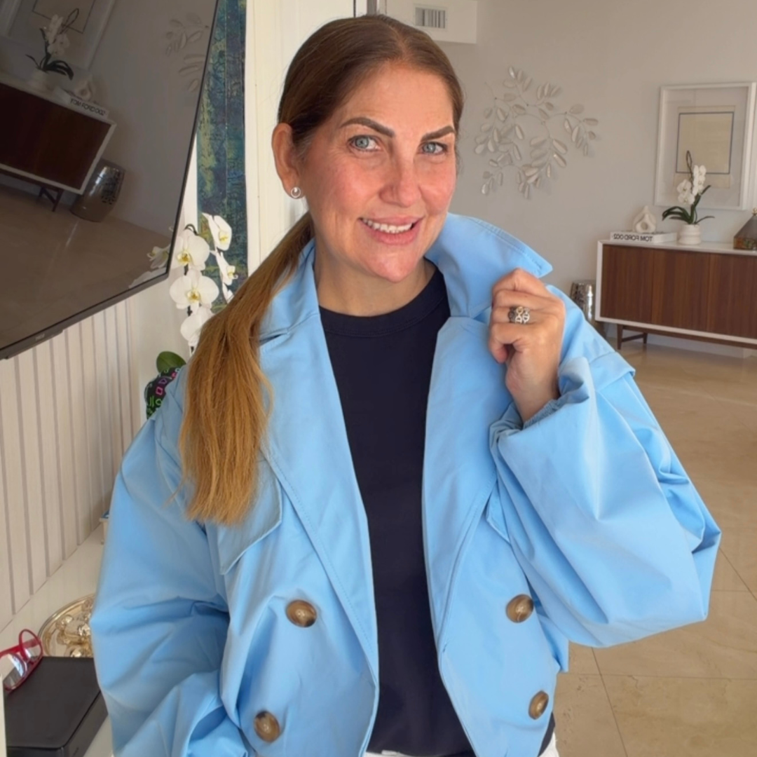 Modern Muse Cropped Trench