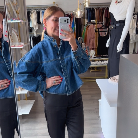 Chaqueta Over de jeans