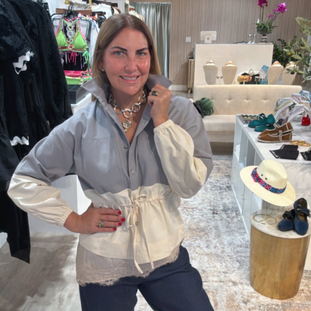 Chaqueta doble color