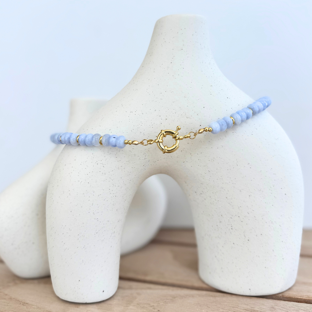 Collar piedras naturales