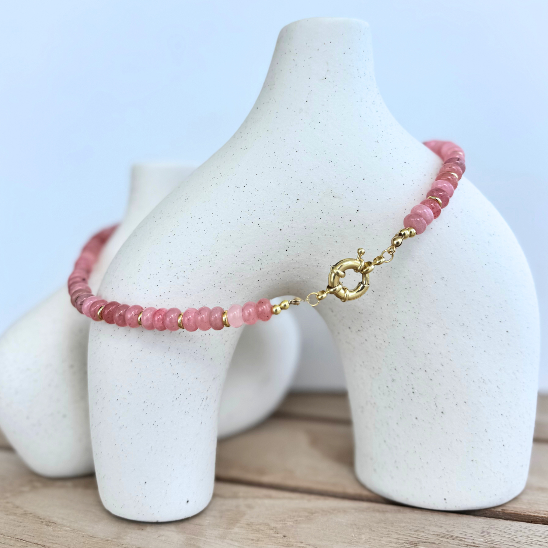 Collar piedras naturales