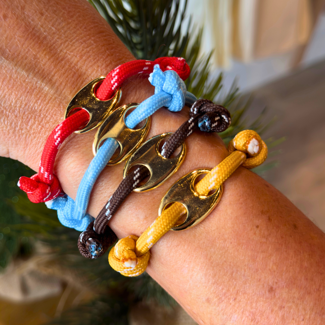 Pulseras de cordón ajustables