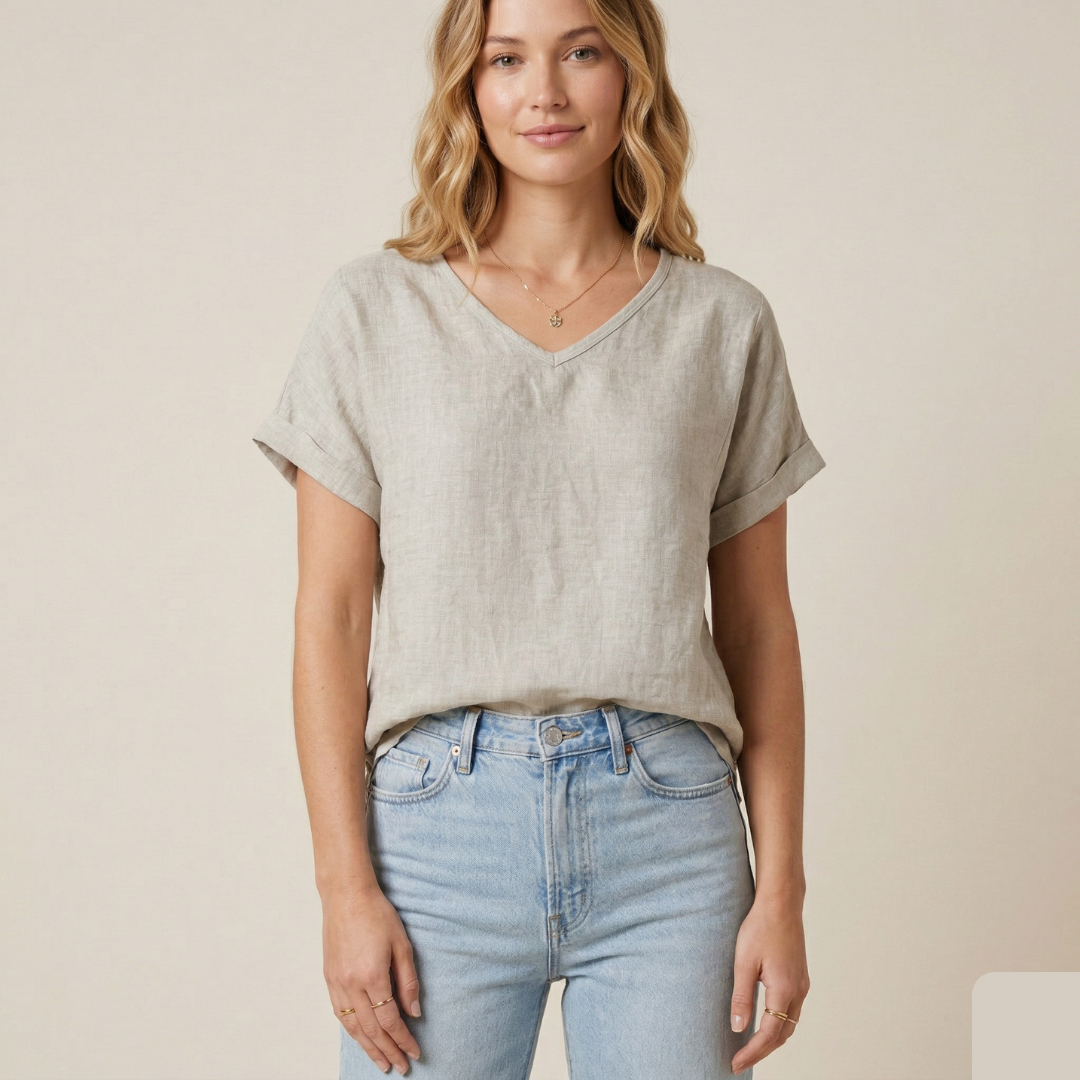 The Effortless Everyday Linen Tee