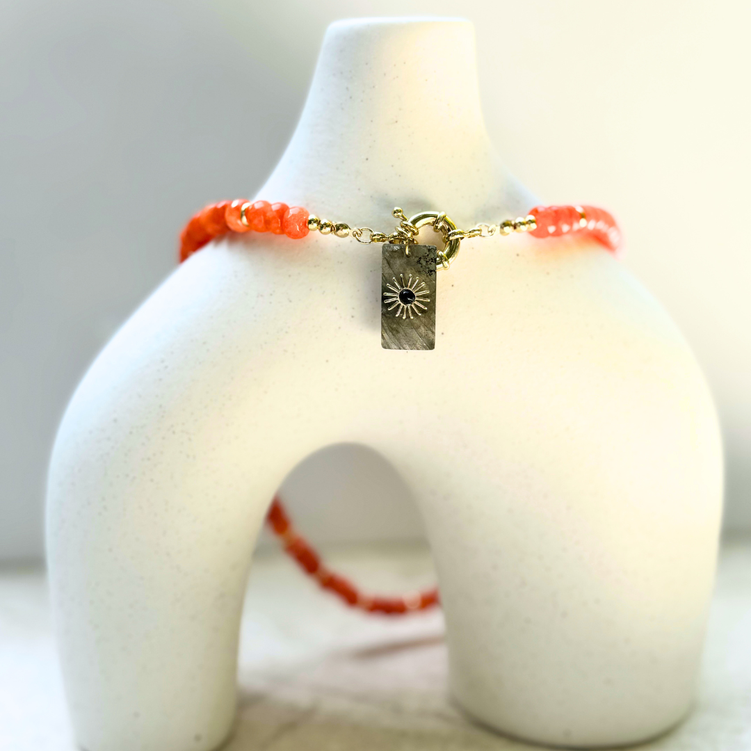 Charm sol piedras naturales