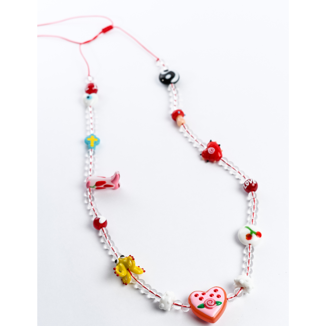 3D Mushroom Long Necklace