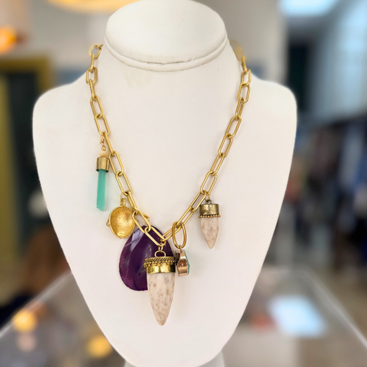 Collar Jade y Cacho