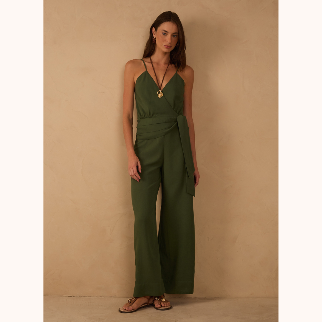 Conjunto de pantalón en contraste
