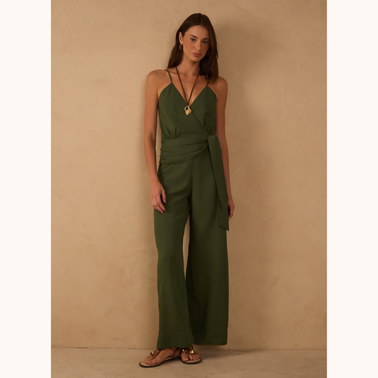 Wrap Front Jumpsuit