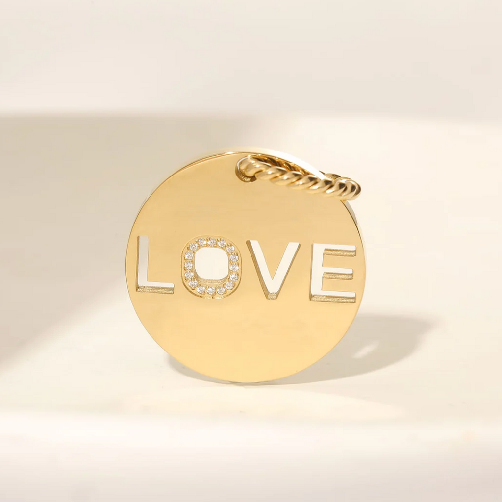 Julieta Necklace and Love Charm