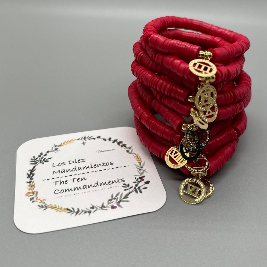 Pulseras los 10 mandamientos