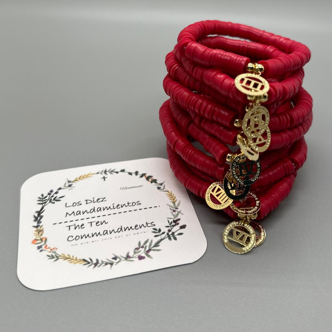 Pulseras los 10 mandamientos