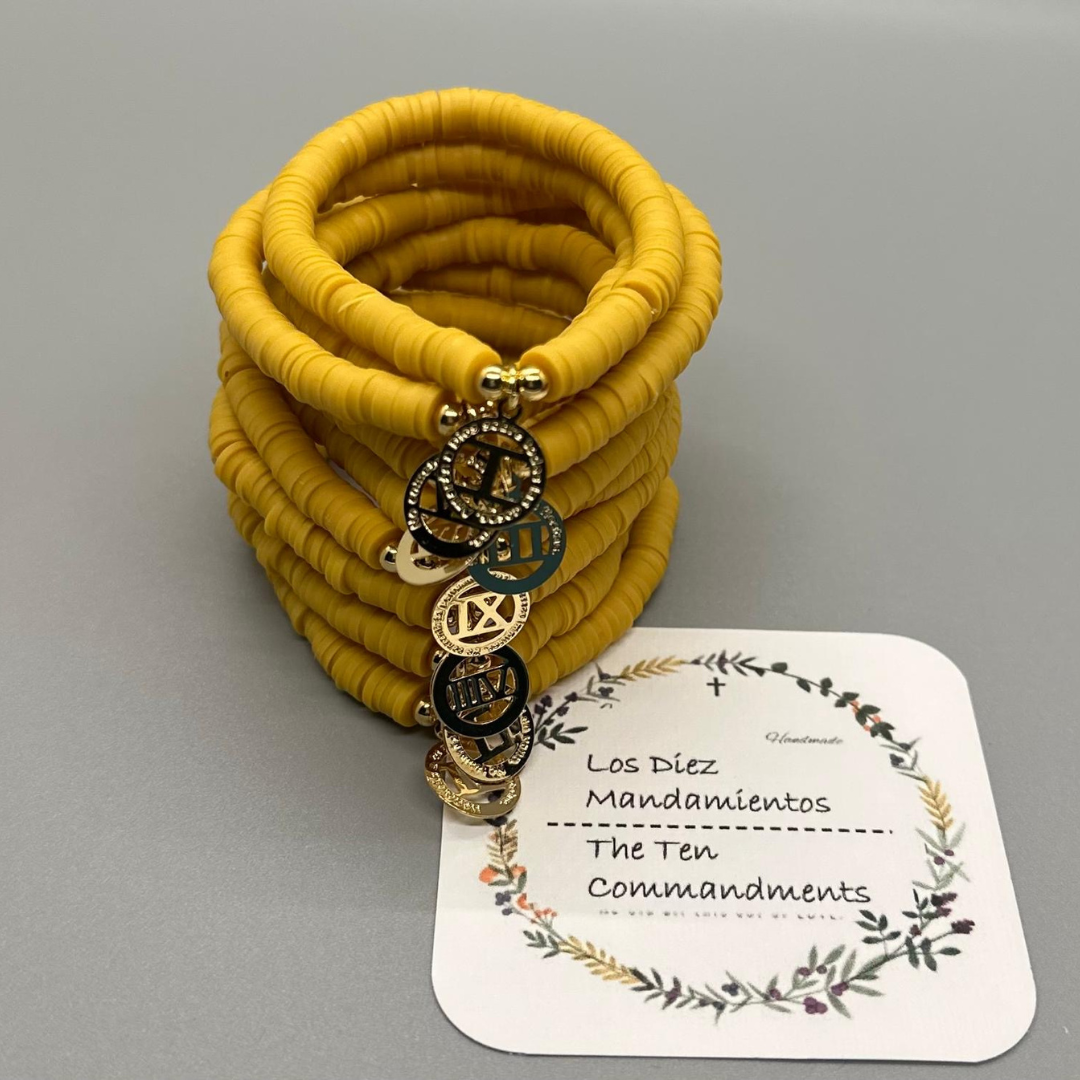 Pulseras los 10 mandamientos