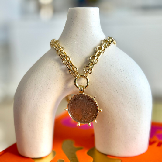 Cadena medalla grande
