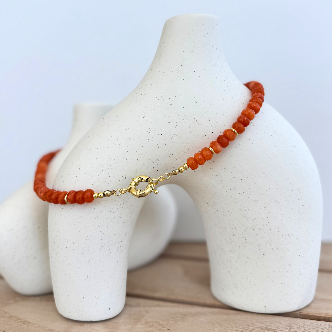 Collar piedras naturales
