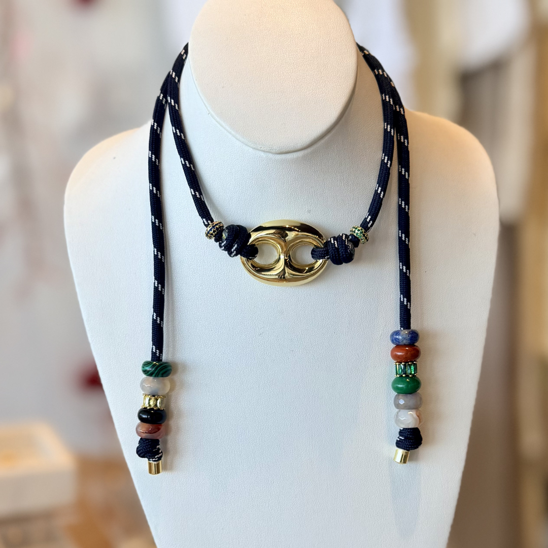 Coastal Chic Rope Necklace