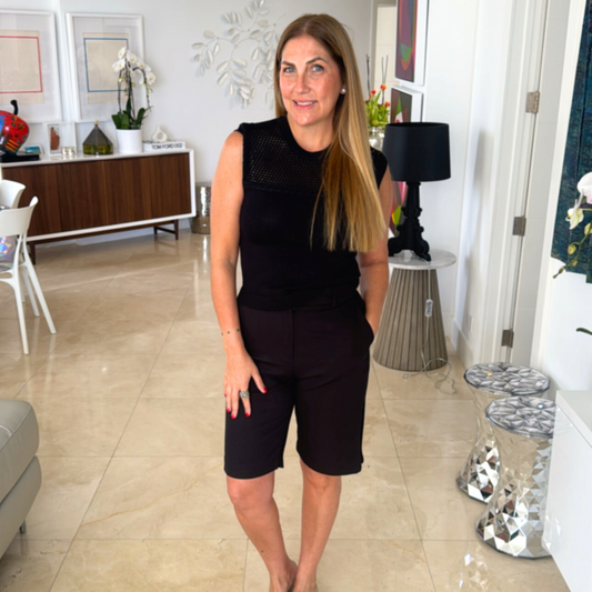 Sueter crochet sin mangas