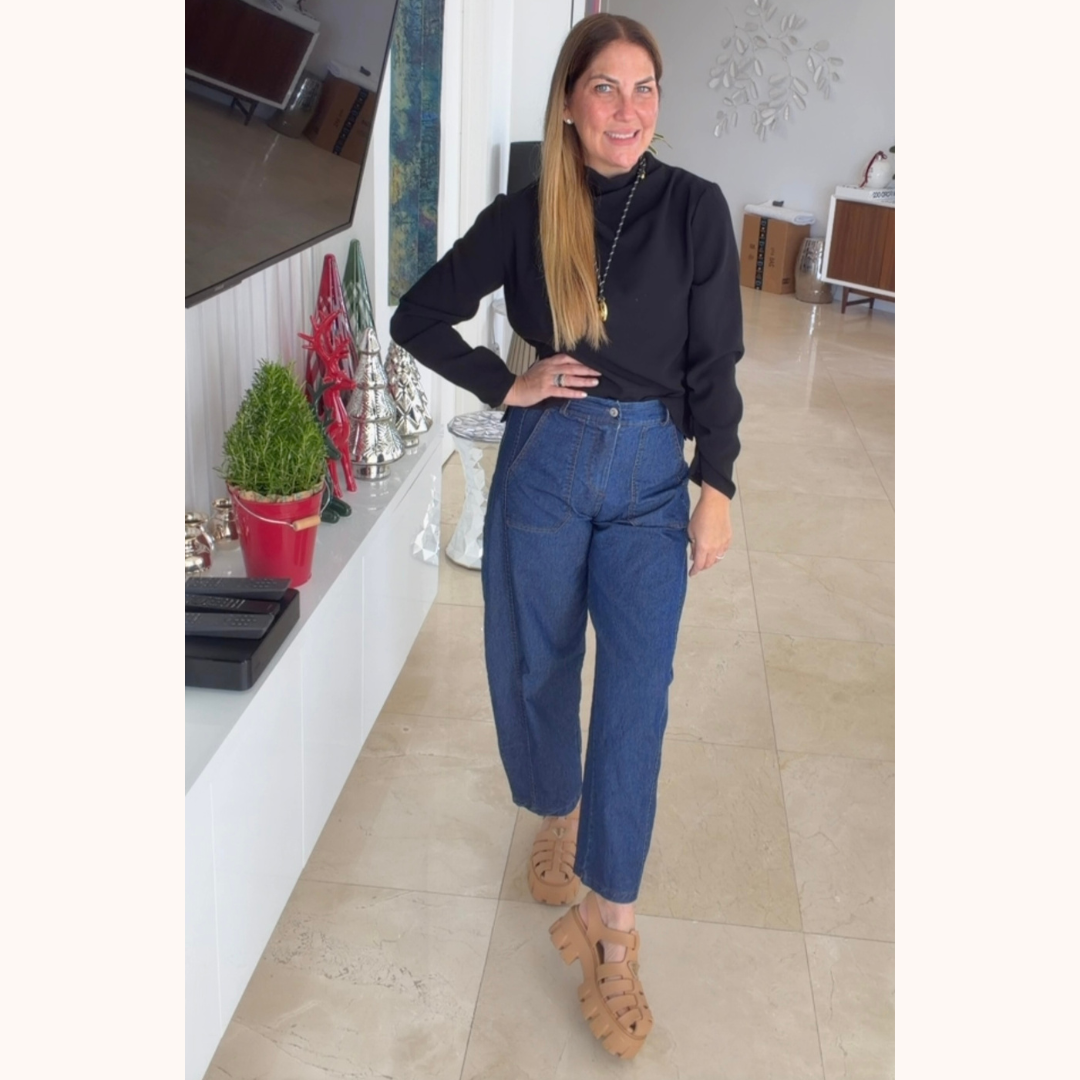 Pantalón de jeans vaquero sin chapas