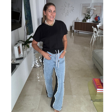 Pantalón de mono con jeans