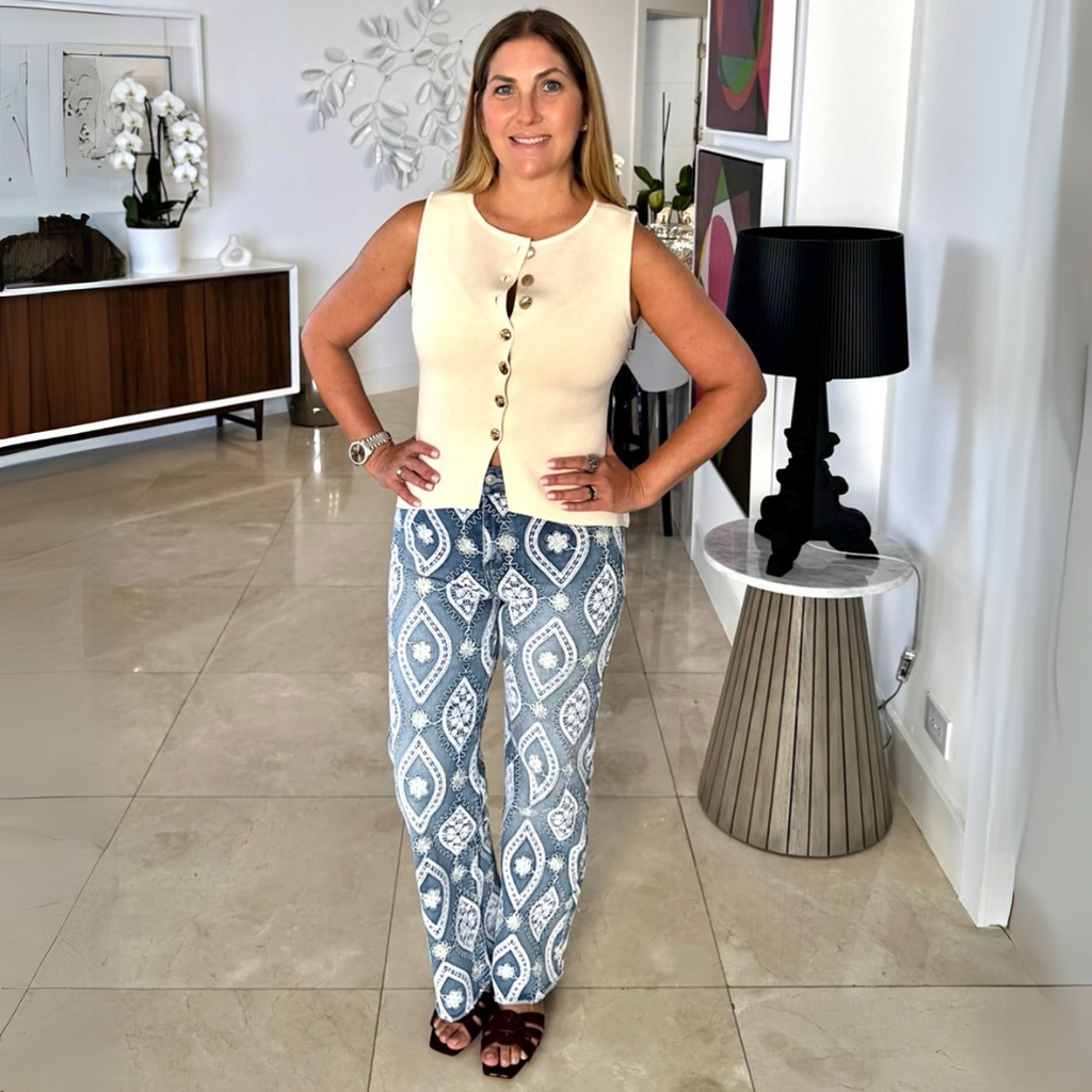 Jeans bordados