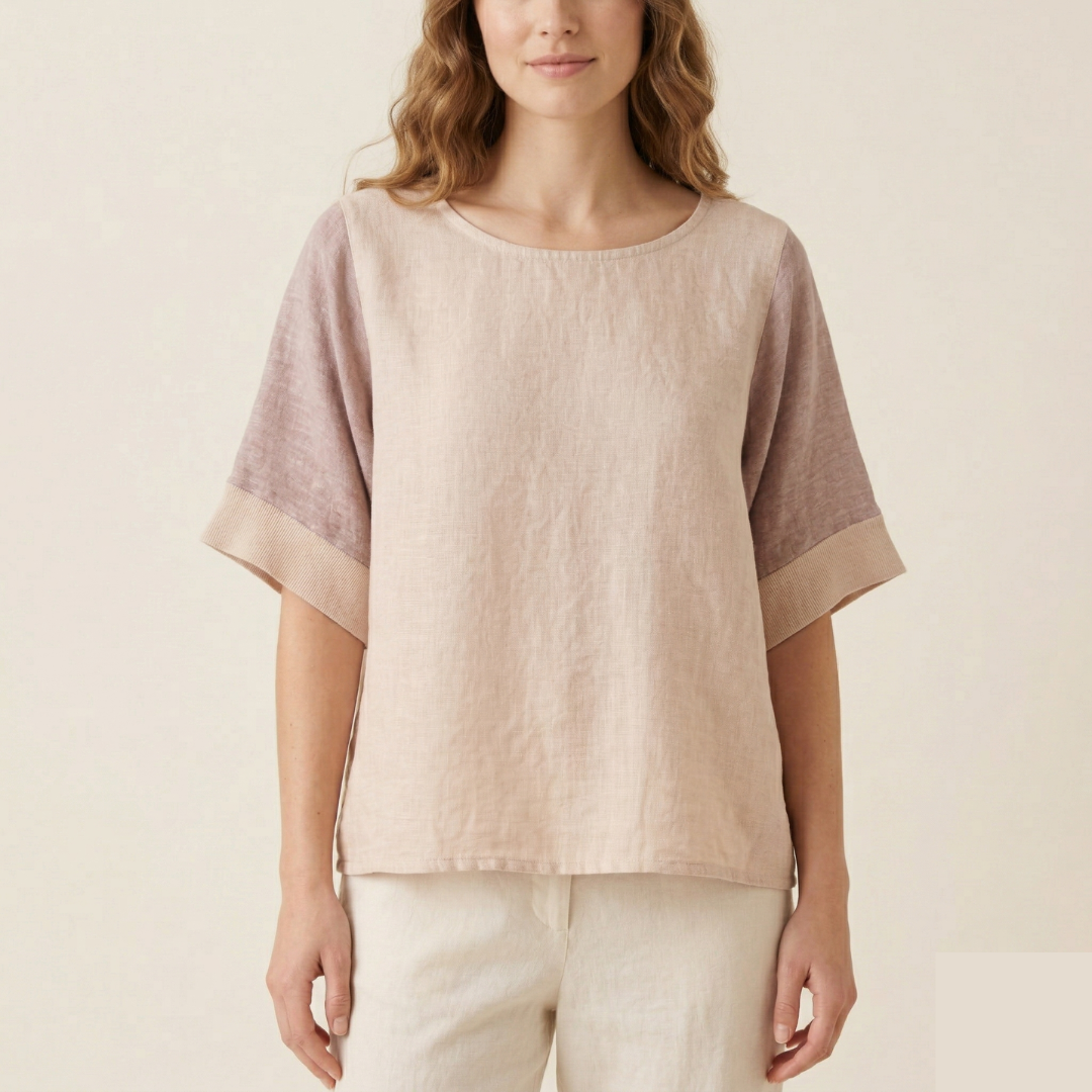 Aria Relaxed Linen Tee
