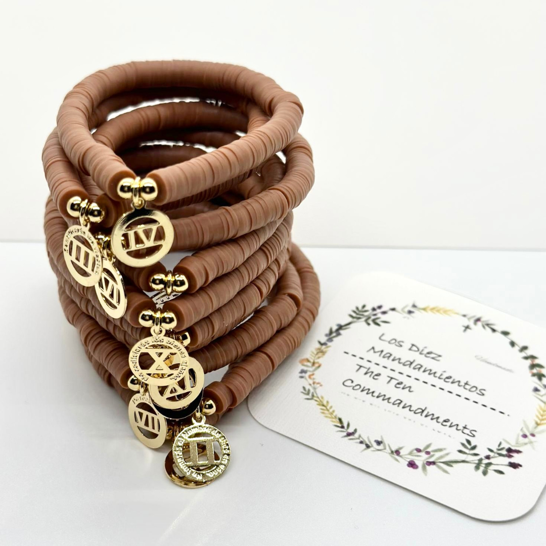 Pulseras los 10 mandamientos