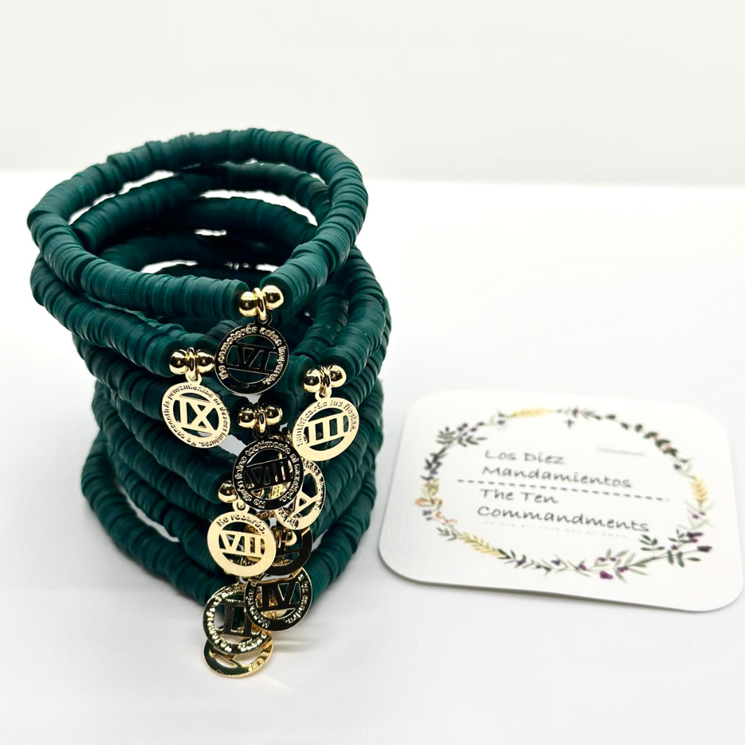 Pulseras los 10 mandamientos