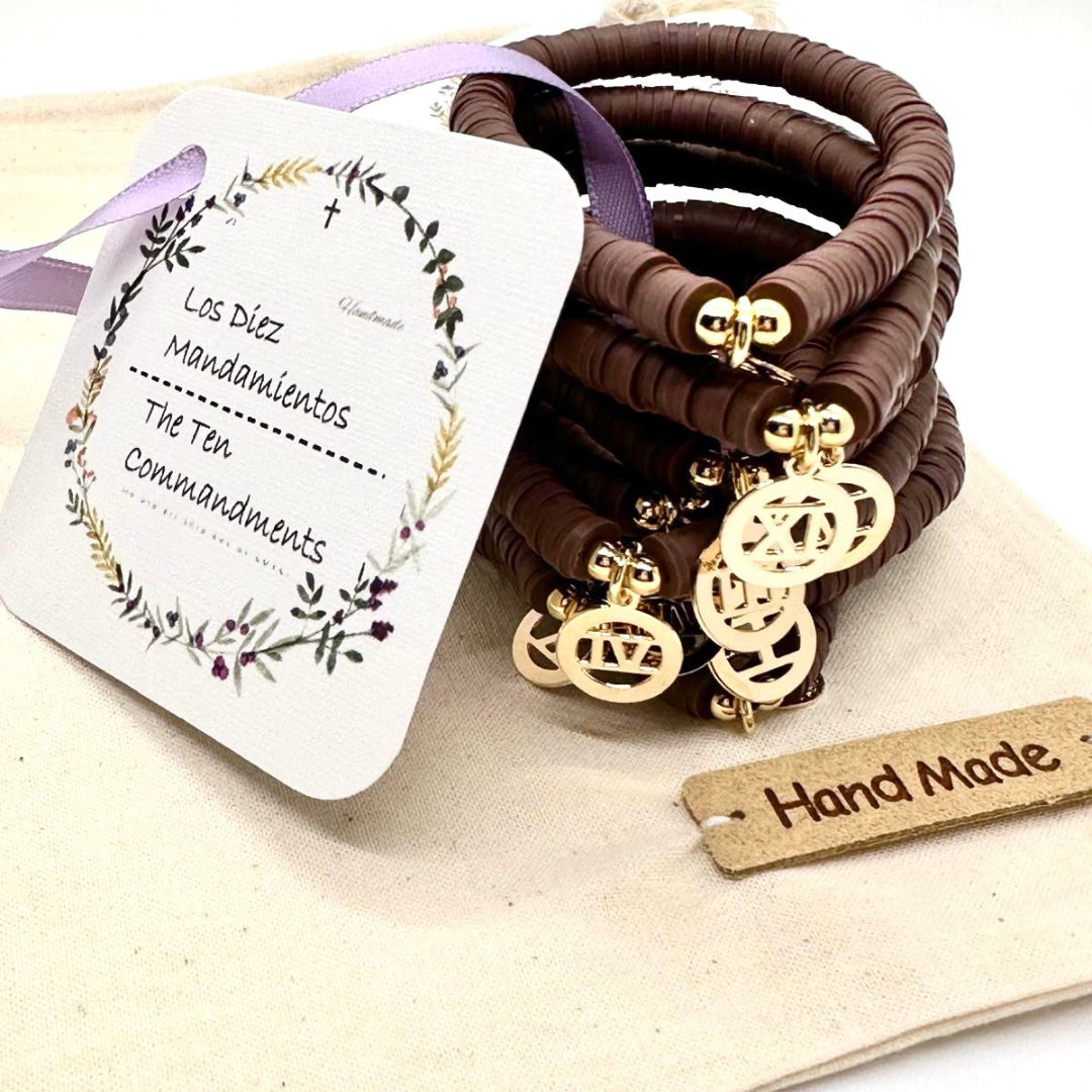 Pulseras los 10 mandamientos