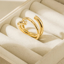 Gold Spring Ring