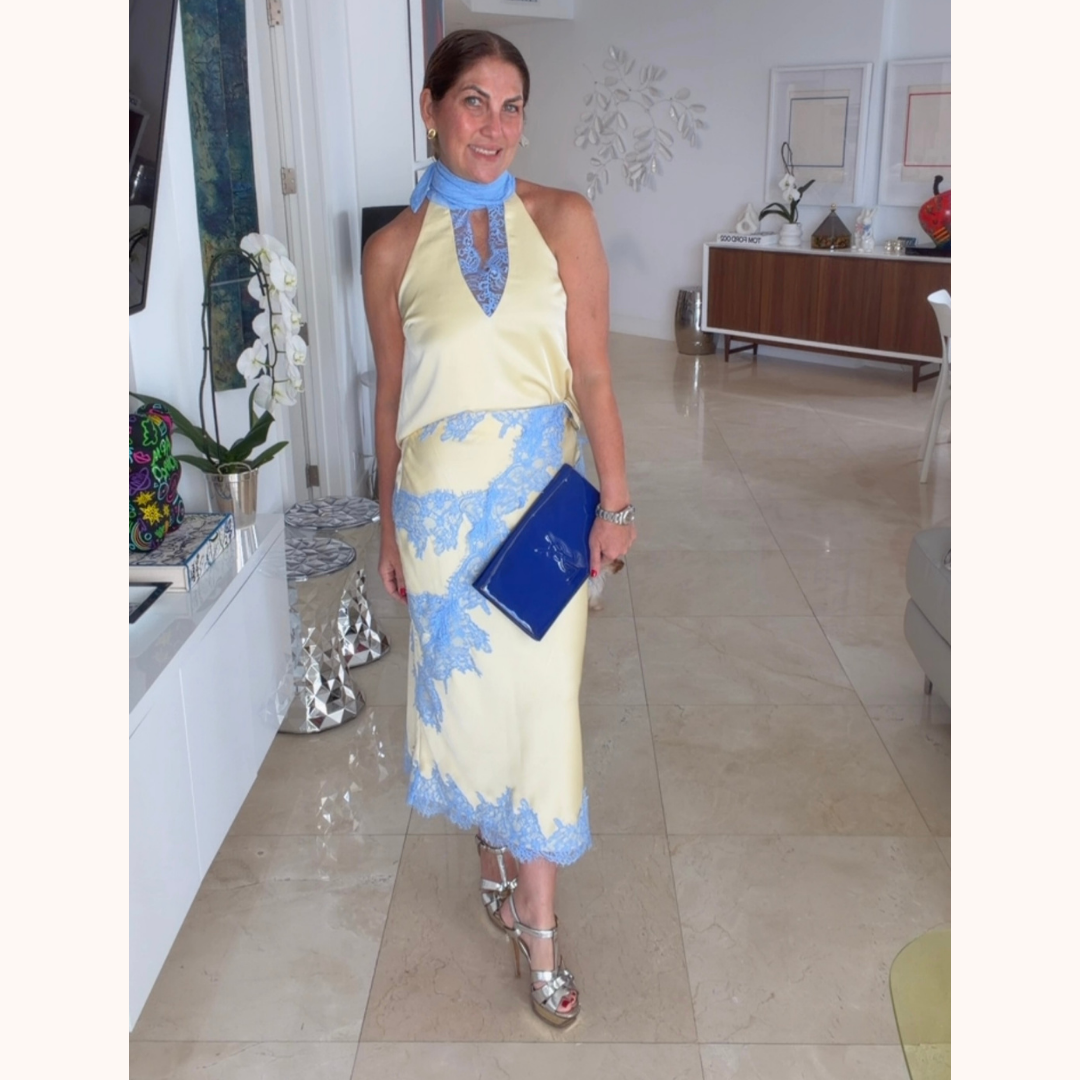 Blue Belle Lace Dress