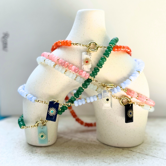 Charm sol piedras naturales