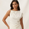 The Catalina Asymmetric Draped Top