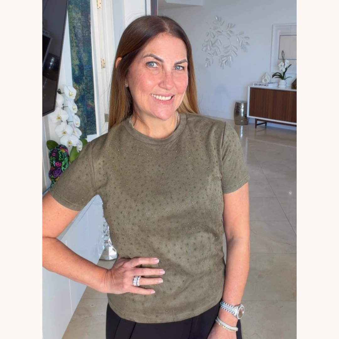 Luxe Studded T-Shirt