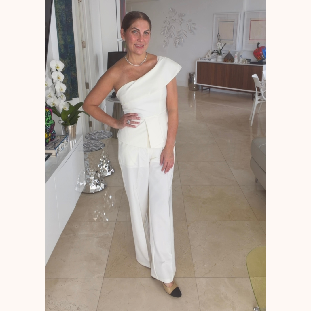 One-Shoulder Elegance Set