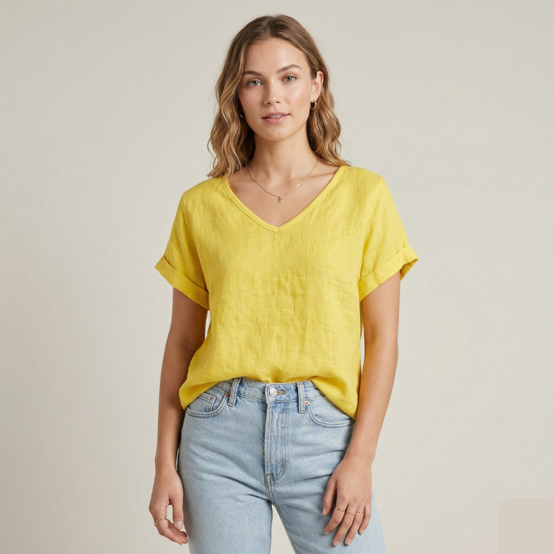 The Effortless Everyday Linen Tee