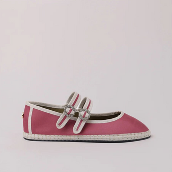 Double Lace satin espadrilles