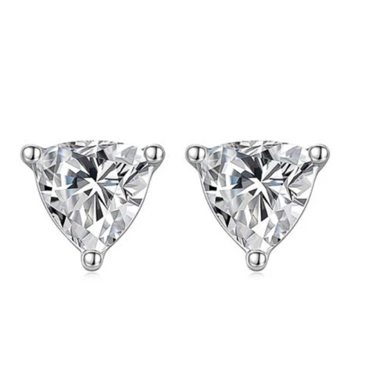 Trillion Earrings 1ct