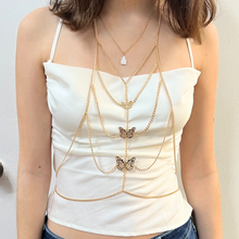 Body chain de mariposas