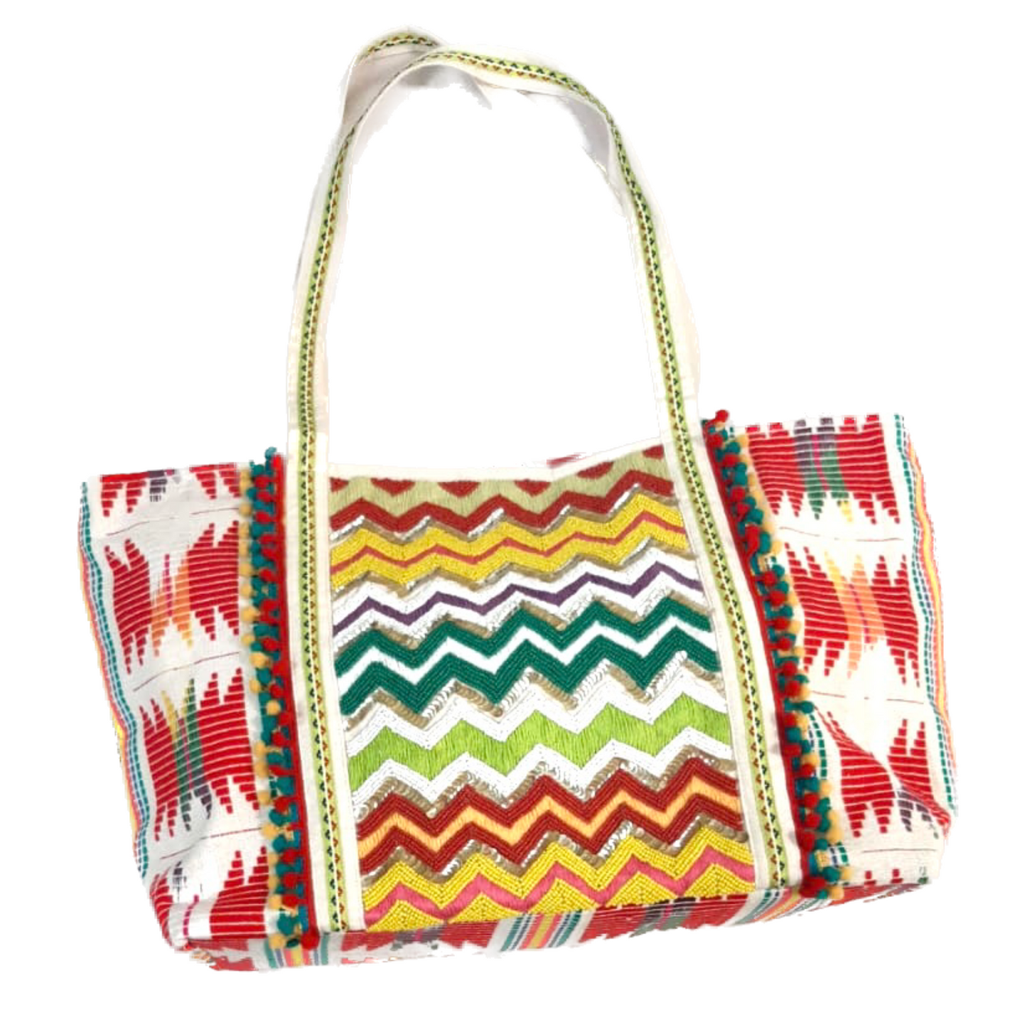 Embroidered beach bags